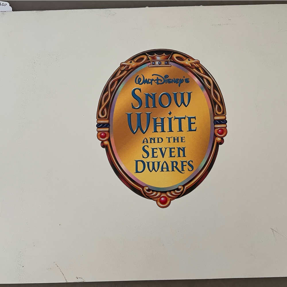 Disney Snow White Wall Decor - Gold and Blue